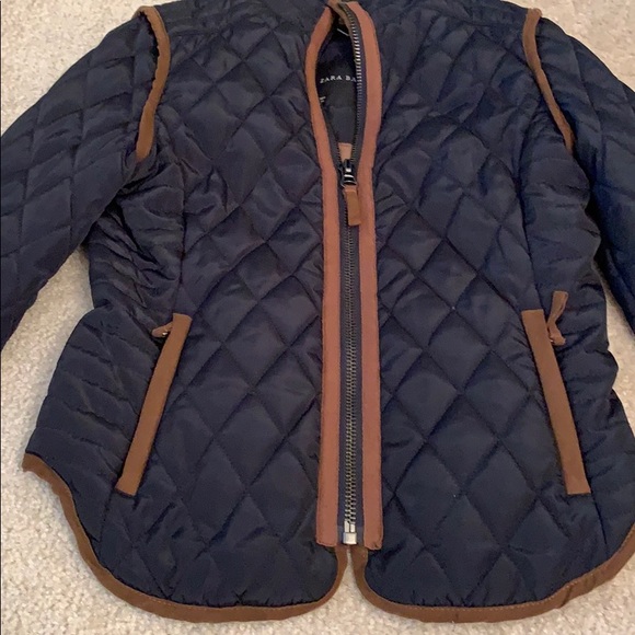 ZARA light weight jacket! Navy blue Size small - Picture 3 of 6